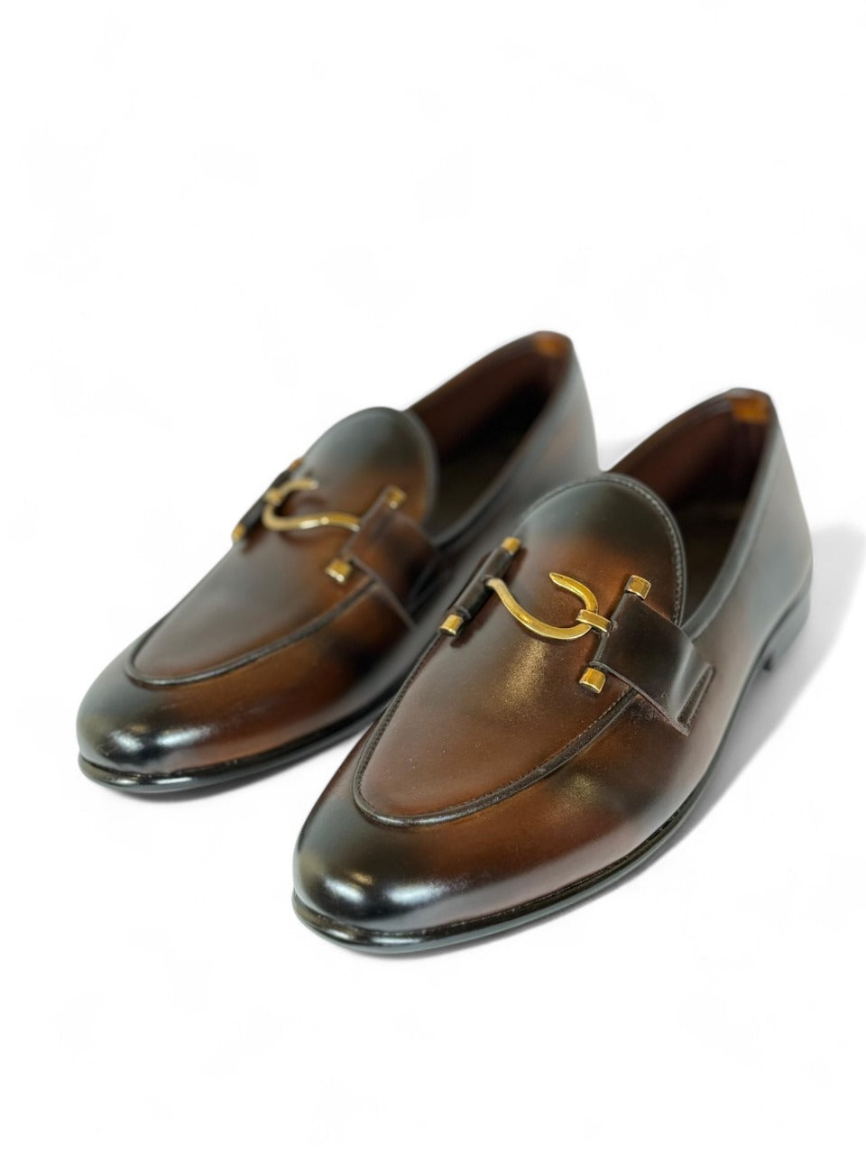 GOLD M-S-B SLIP ONS-1070